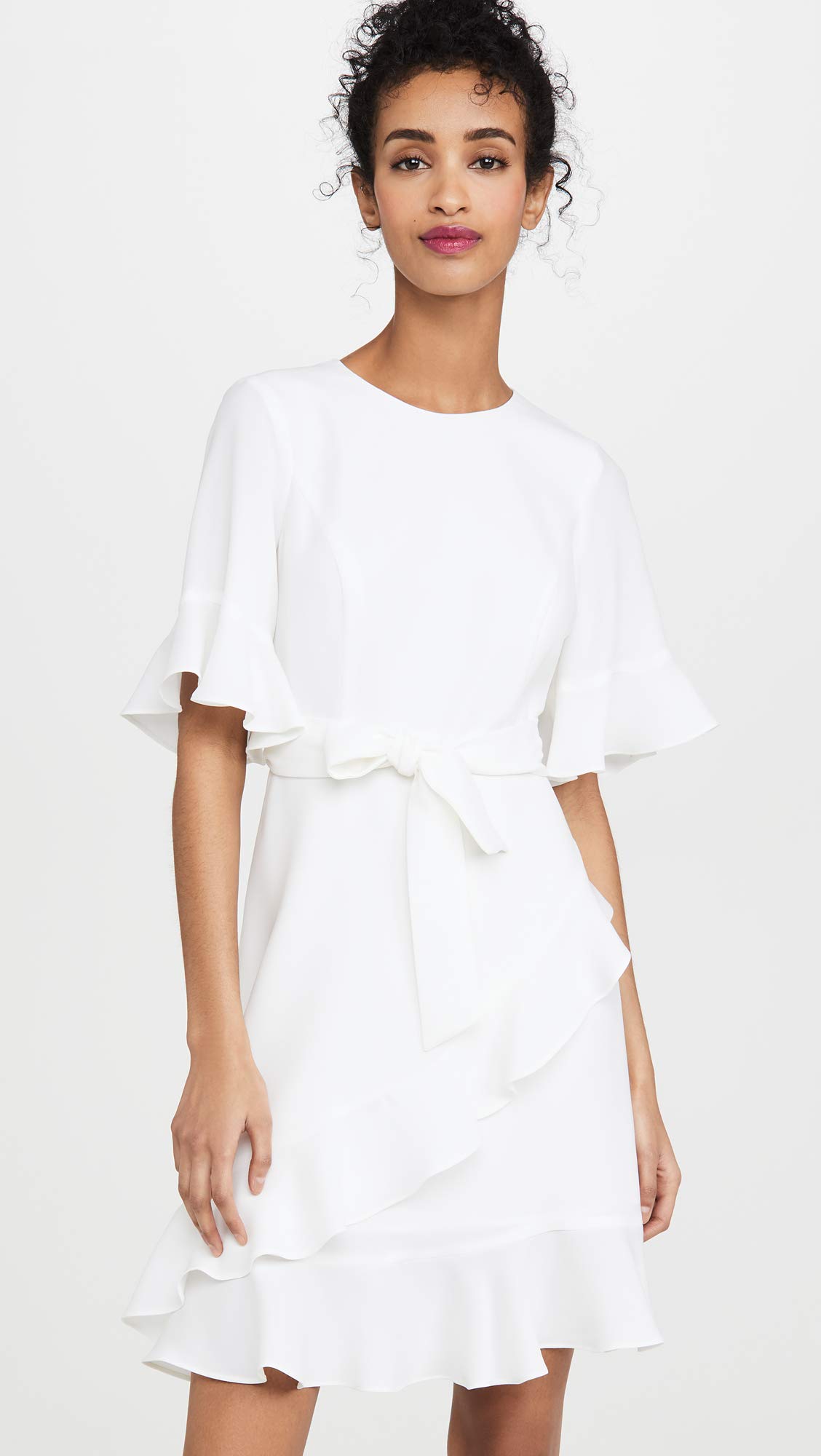 Shoshanna Women's Short Sleeve Summer Dress - Flowy Casual Mini Dress for Beach, Party & Everyday Wear | Lightweight & Comfortable