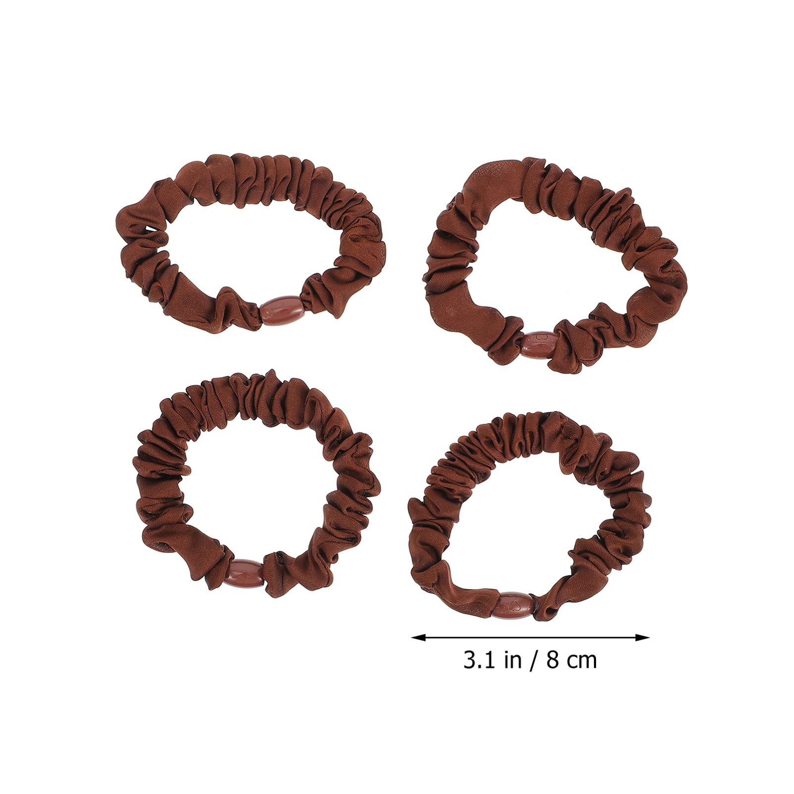 15pcs Satin Hair Ties for Women - Soft Elastic Hair Bands for Curly, Thick & Fine Hair - Gentle No-Slip Hair Accessories for Workout, Office & Everyday Use