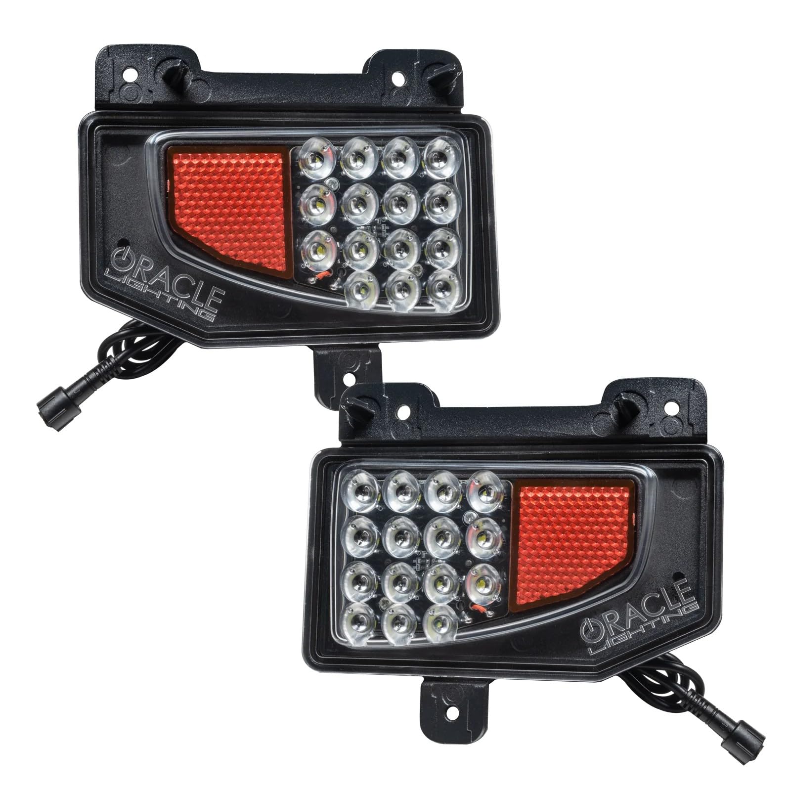 ORACLE Lighting 5878-504 LED Reverse Lights for 2020-2024 Jeep Gladiator JT - 1500+ Lumens, Direct Replacement Bumper Lights - Perfect for Night Driving, Off-Roading & Enhanced Back-Up Safety