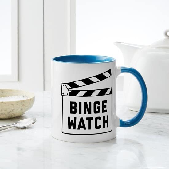Binge 11 oz (325 ml) Ceramic Coffee Mug - Perfect for Hot & Cold Beverages, Office, Home & Gifts | Durable & Dishwasher Safe