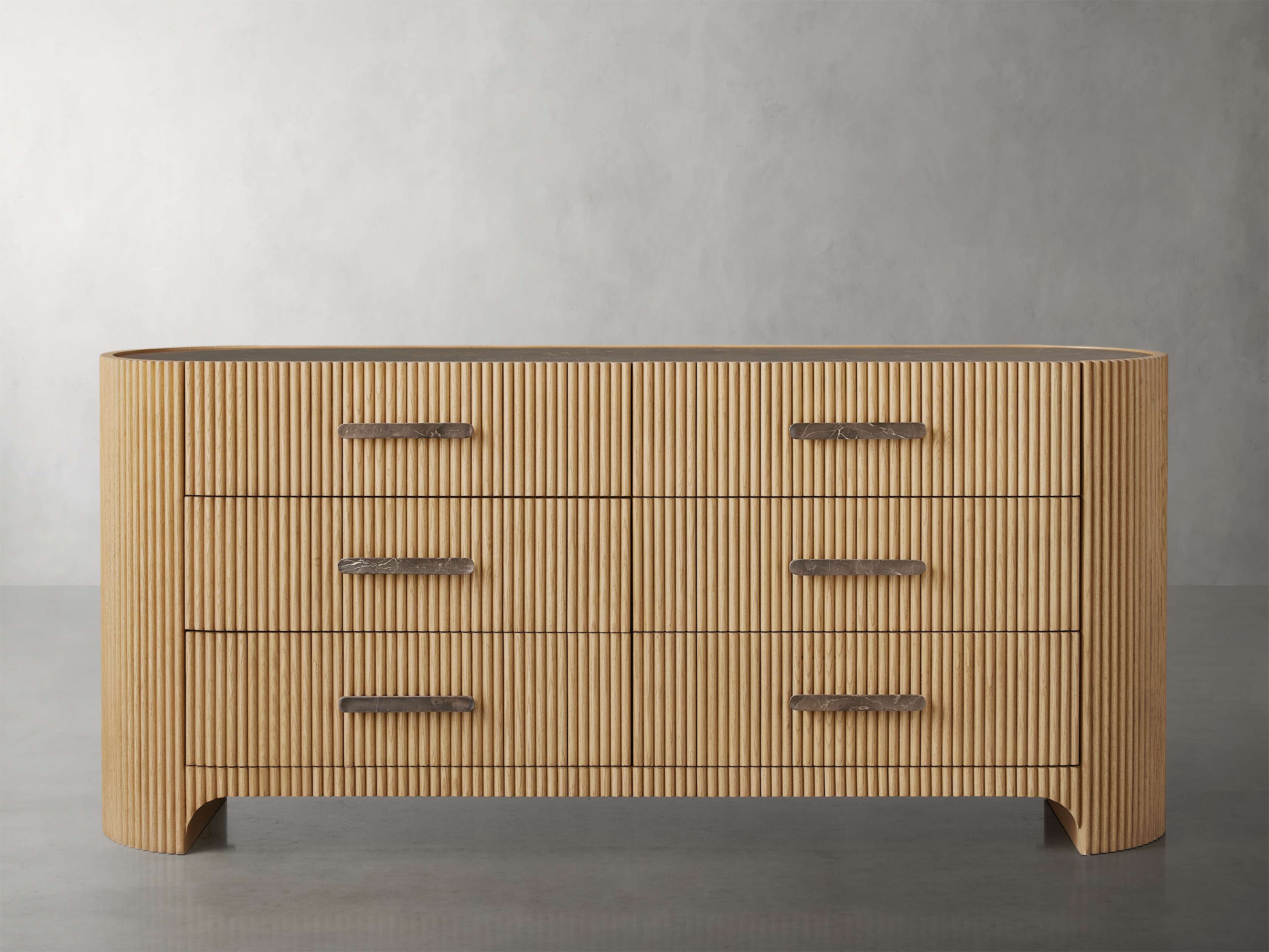 Astor 6-Drawer Dresser - Modern Wooden Chest of Drawers for Bedroom & Living Room Storage | Perfect for Organizing Clothes, Linens & Home Essentials