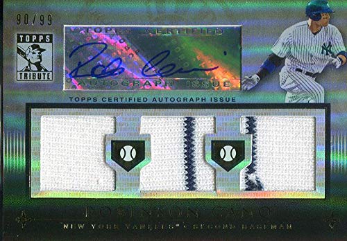 Robinson Cano Autographed 2010 Topps Tribute Jersey Card - Authentic Signed Baseball Memorabilia - Perfect for MLB Fans, Collectors & Sports Memorabilia Displays