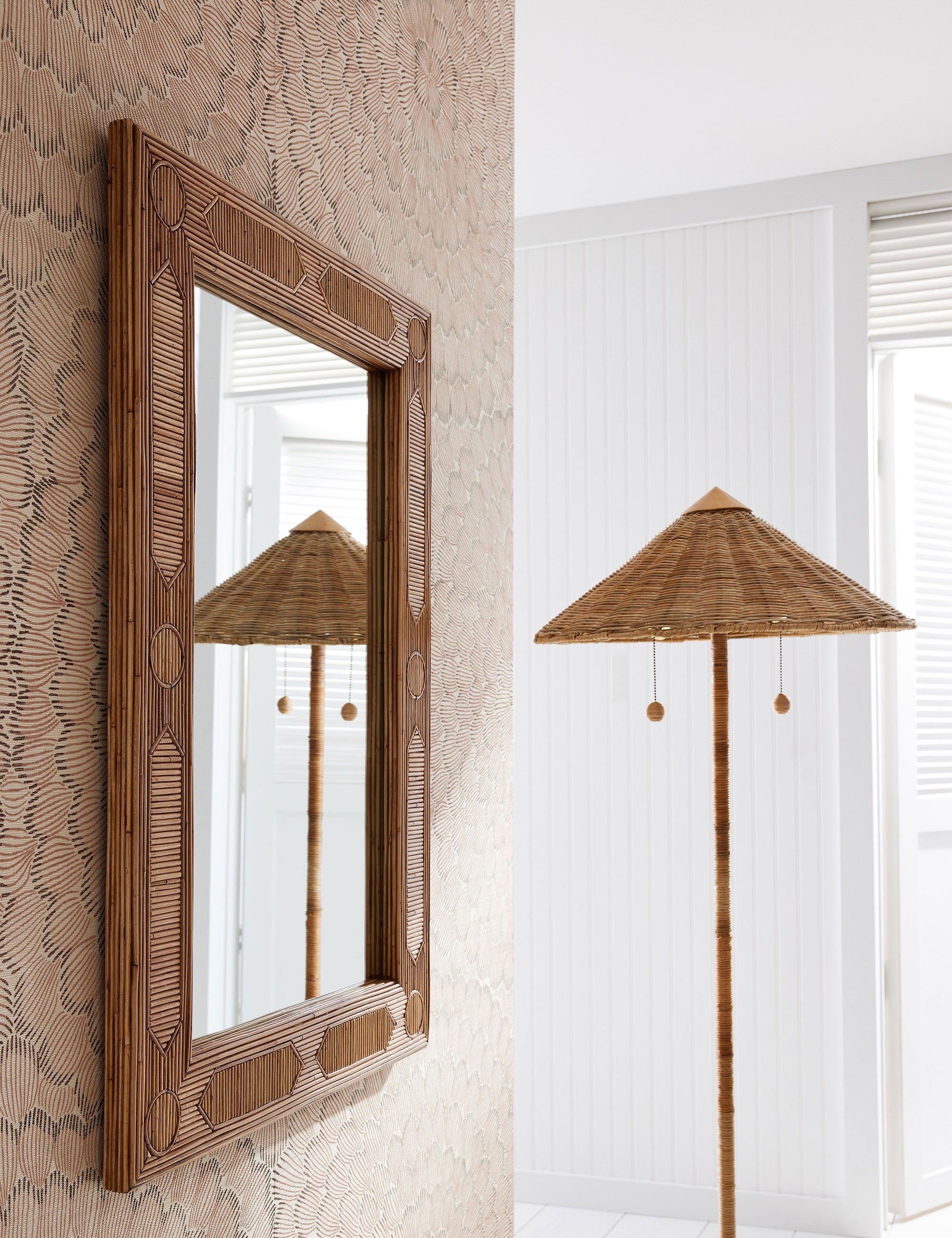 Arteriors Madeline Mirror by Celerie Kemble - Elegant Wall Mirror for Living Room, Bedroom & Entryway Decor