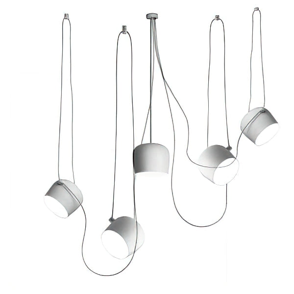 Modern Minimalist Aim Pendant Lamp - Adjustable Hanging Light Fixture for Kitchen Island, Dining Room, Bedroom & Living Room Decor
