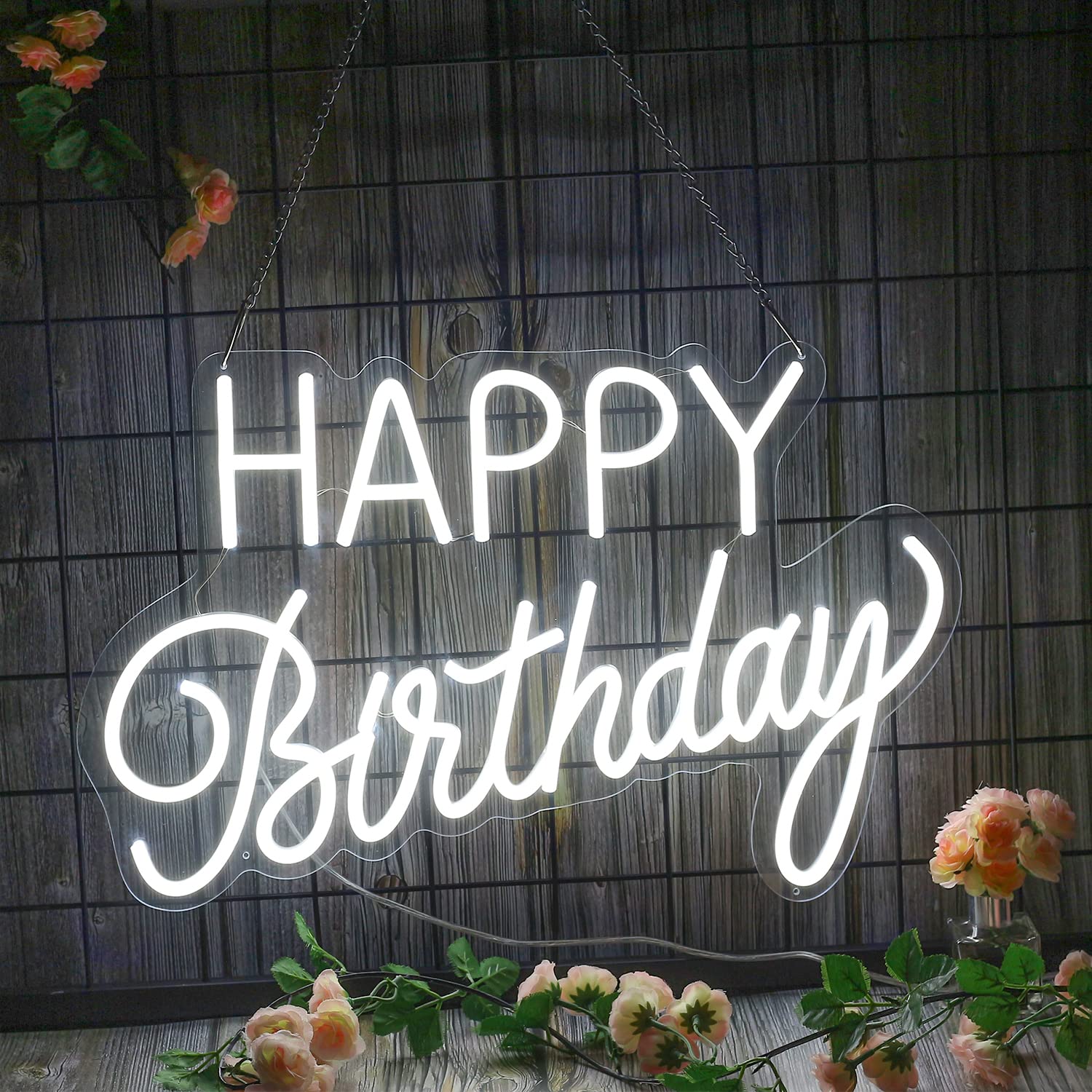 Custom Happy Birthday Neon Sign - 19.68