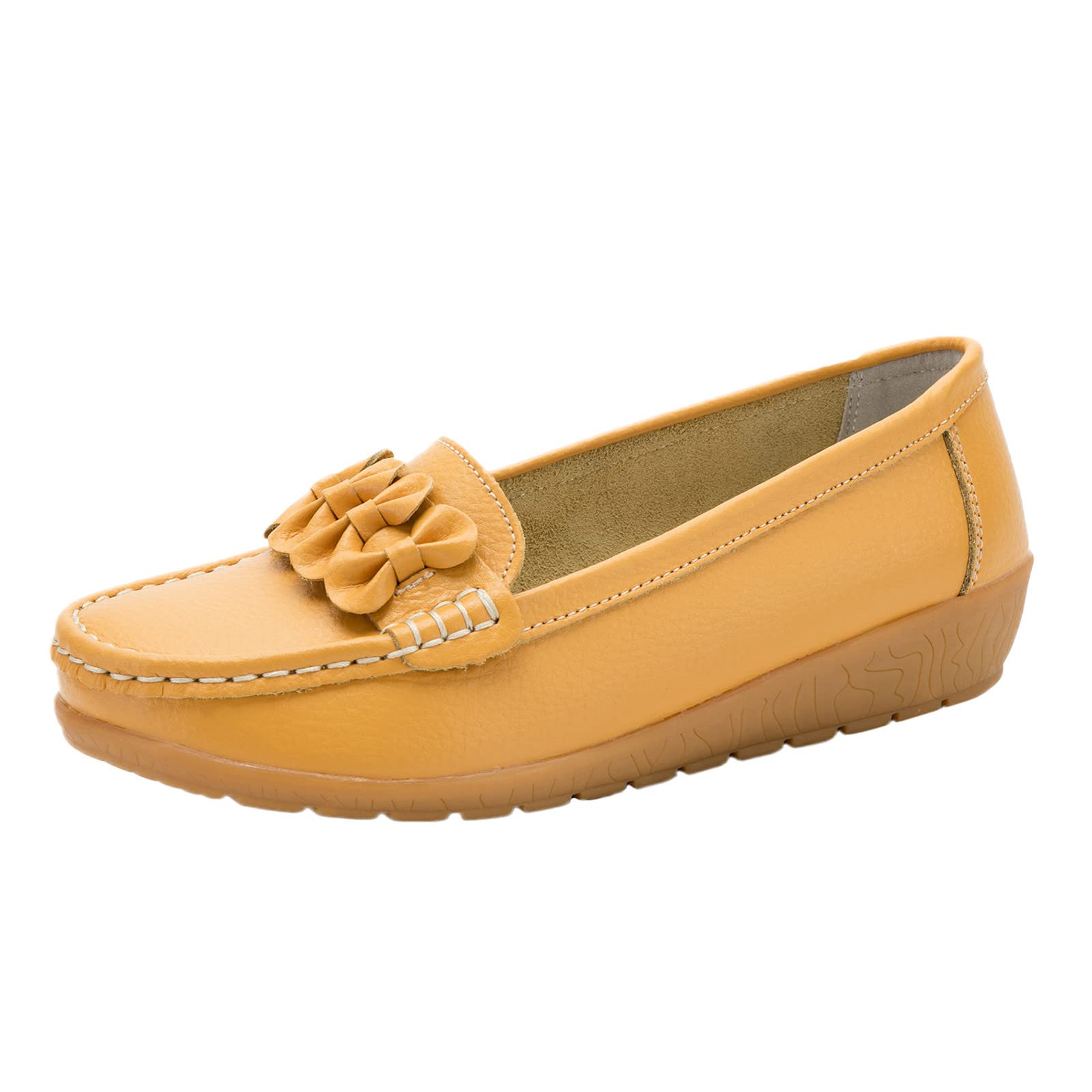 Women's Slip-On Comfort Loafers - Breathable Flat Walking Shoes for Casual Wear, Driving & Everyday Use | Perfect for Work, Travel & Outings
