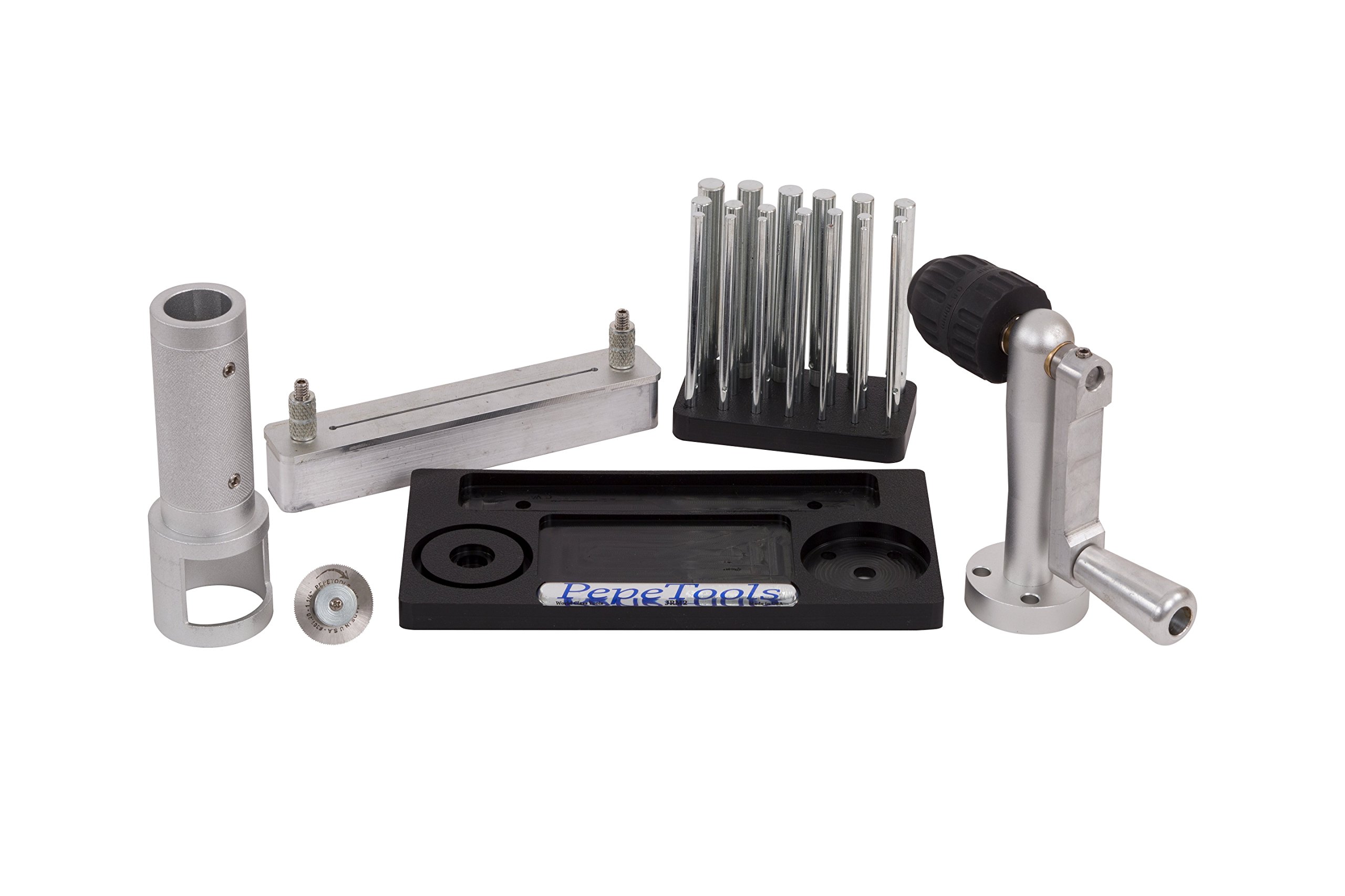 Pepetools 307.70A Professional Jump Ring Maker Kit for Jewelry Making - Create Perfect Jump Rings for Necklaces, Bracelets & DIY Crafts