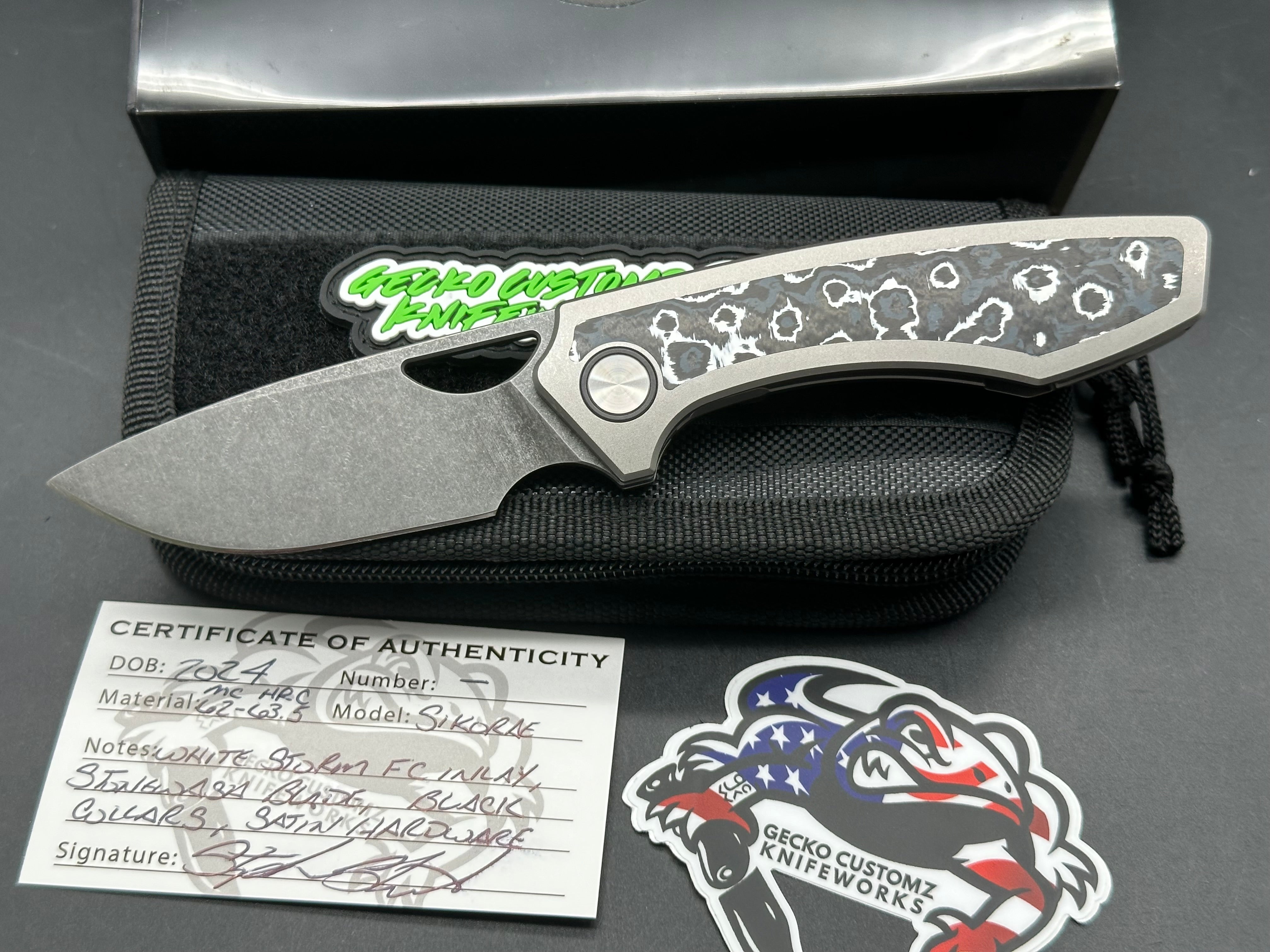 Premium Gecko Customz Sikorae Folding Knife - 3.04