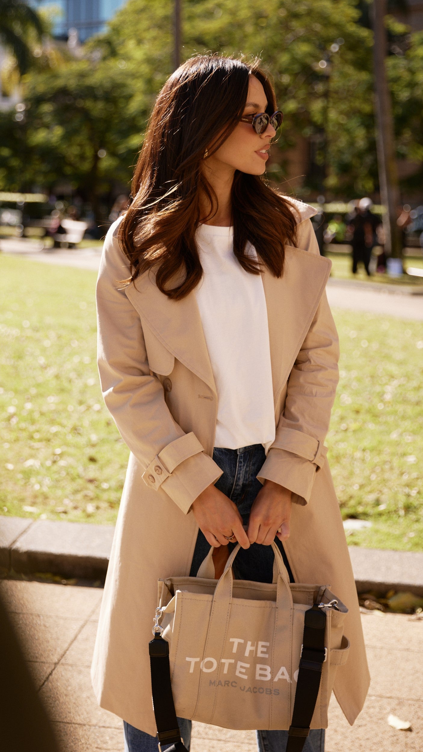 Byron Classic Camel Trench Coat for Women - Waterproof Long Coat with Belt, Perfect for Fall and Winter Fashion, Office Wear & Outdoor Activities