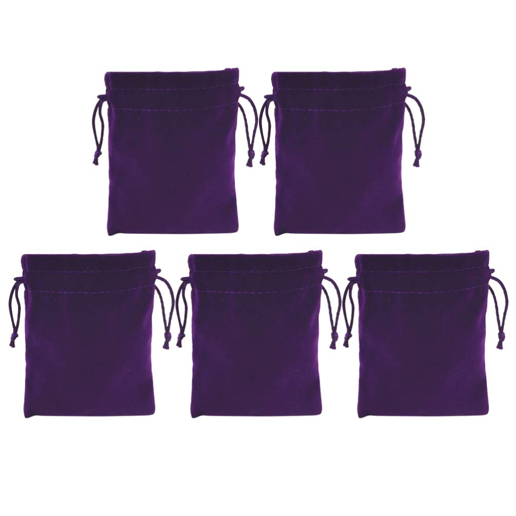 Hemobllo 5-Pack Universal Headphone Pouch Case - Portable Earphone Carrying Bag with Coin Pocket, Travel Organizer for AirPods, Earbuds & Small Accessories - Perfect for Travel, Gym & Daily Use (Black)