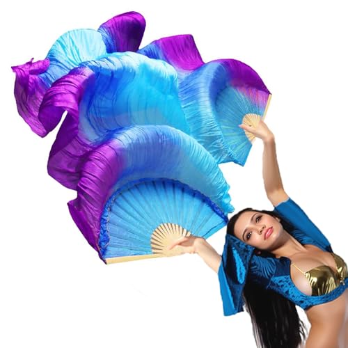 Vertical Turquoise Blue Purple