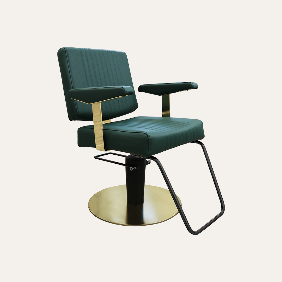 ATHENA Professional Salon Chair - Adjustable Hydraulic Styling Chair for Hairdressers & Barbers - Perfect for Salons, Barber Shops & Home Use