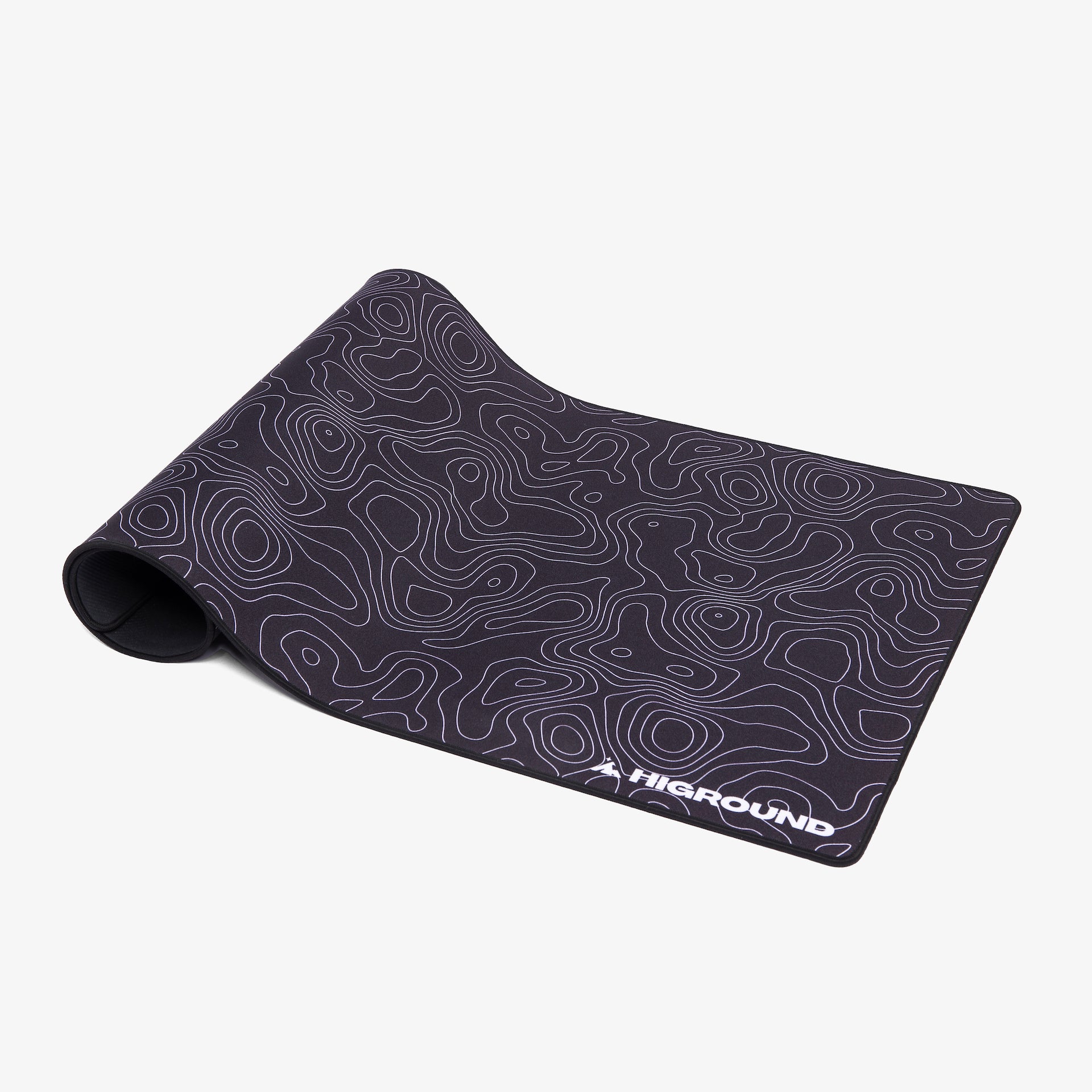Higround XL Gaming Mouse Pad (35.4 x 15.7 Inches) - Black Ice Design - Non-Slip Rubber Base - Smooth Surface for Precision Gaming - Perfect for PC, Laptop & Esports Tournaments
