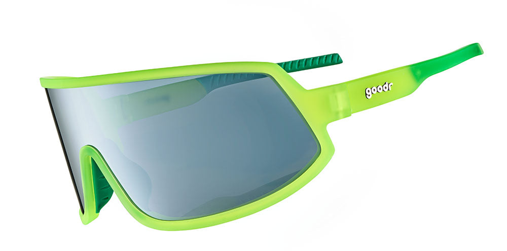 goodr Wrap G Sunglasses - Nuclear Gnar | Polarized UV Protection for Running, Cycling & Outdoor Sports