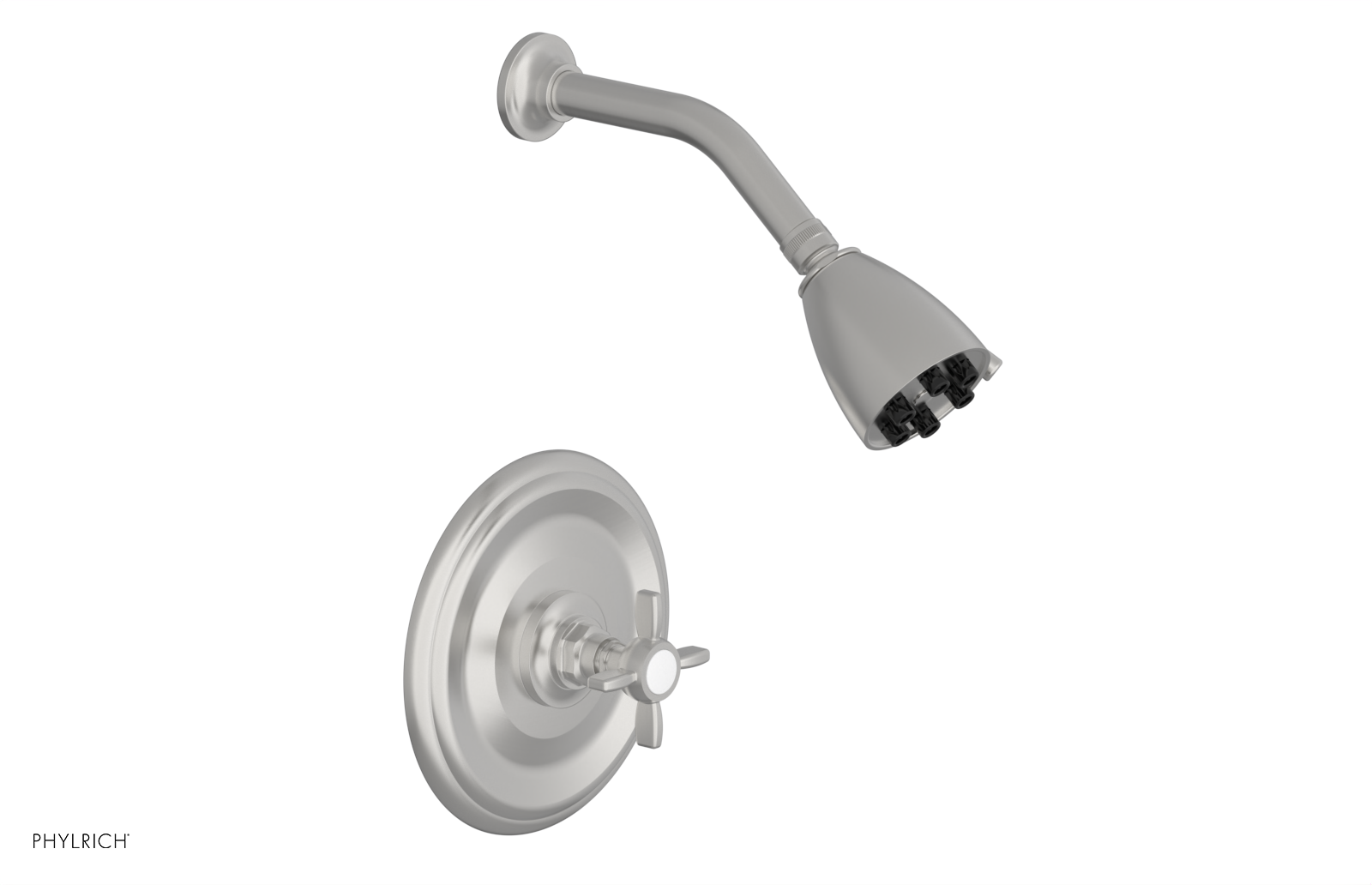 Jamestown Pressure Balance Shower Set with Cross Handle - 165 Series 21 - Perfect for Modern Bathrooms & Spa-Like Shower Experience