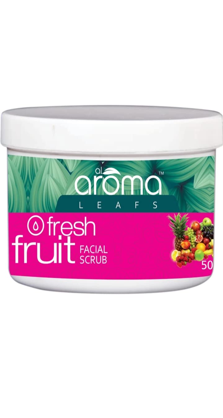 Organic Mix Fruit Scrub - Exfoliating Face & Body Scrub with Natural Fruit Extracts for Glowing Skin | Perfect for Dry, Oily & Sensitive Skin | Use for Spa Day, Self-Care Routine & Gift Sets