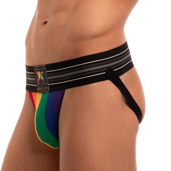 Limited Edition PRIDE Locker Room Jockstrap - Supportive Athletic Underwear for LGBTQ+ Athletes & Gym Enthusiasts - Perfect for Workouts, Sports & Pride Events