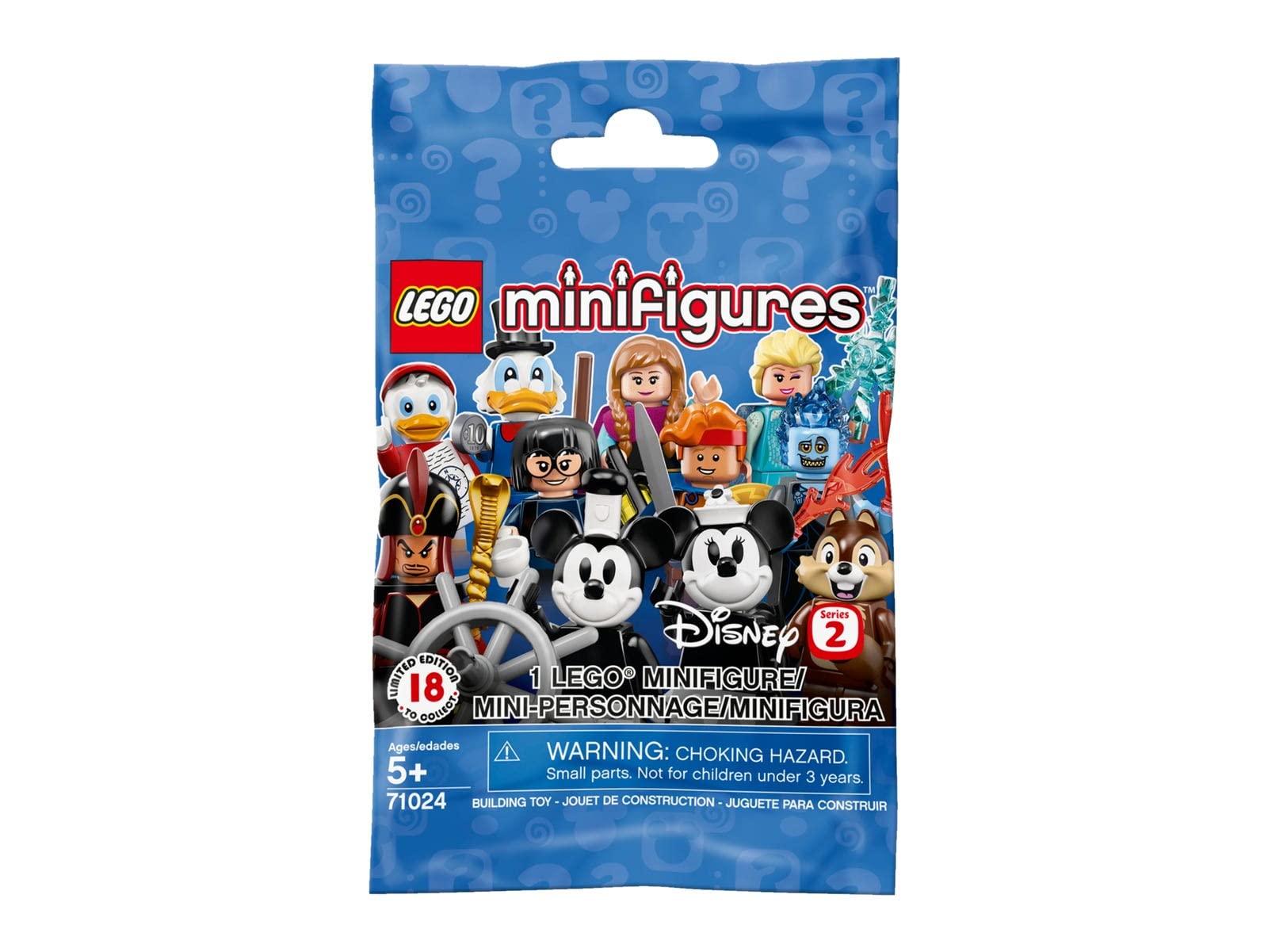 LEGO Disney Series 2 Hercules Minifigure with Exclusive Purple Cape (71024) - Perfect for Disney Collectors & LEGO Fans | Great Gift for Kids & Adults