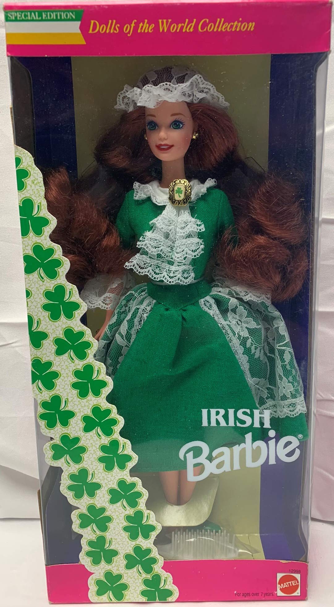 Authentic Irish Barbie Doll - Dolls of the World Collection | Perfect Gift for Collectors & St. Patrick's Day Decor