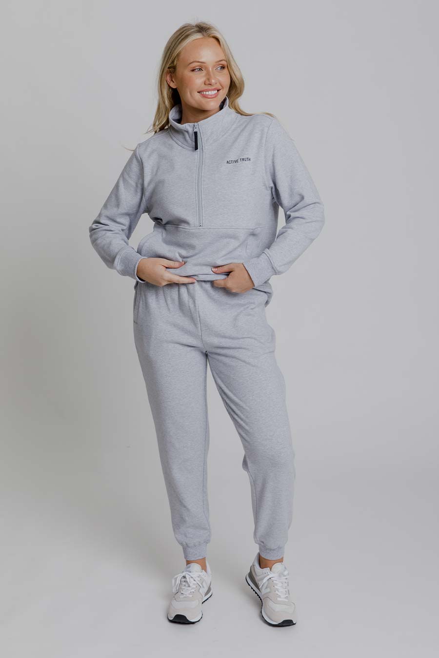 Reset Trackpants - Grey Marle Joggers for Men | Comfortable Casual Lounge Pants for Home, Gym & Running