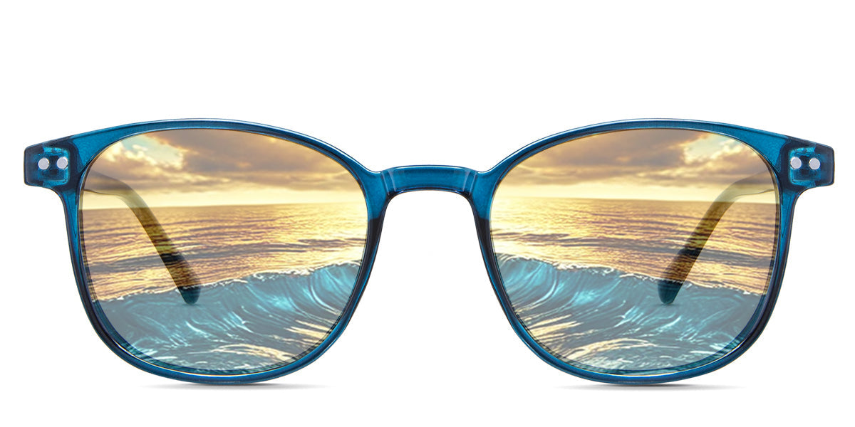 Men's Prescription Tinted Sunglasses - UV Protection Polarized Glasses for Driving, Fishing & Outdoor Activities