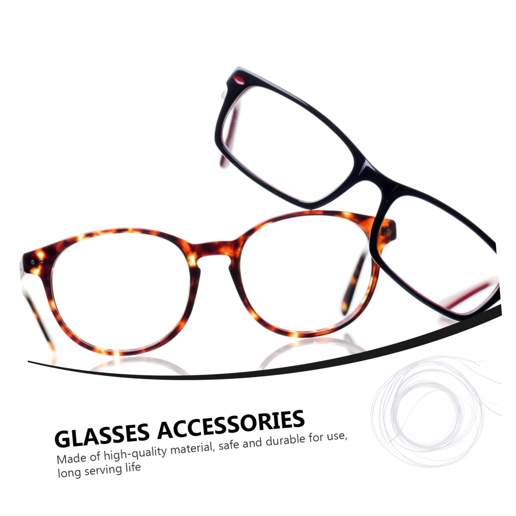 Healvian 6-Pack Glasses Replacement Parts - Nose Pads & Screws for Frameless Eyeglasses Repair - Optician Tools & Eyewear Accessories Kit - Perfect for Home, Office & Travel Glasses Maintenance