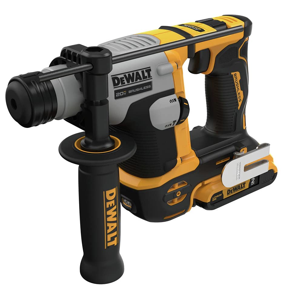 DEWALT ATOMIC 20V MAX* Cordless Rotary Hammer Kit (DCH172D2) - Powerful Hammer Drill for Concrete, Masonry & Metal - Perfect for Construction, Renovation & DIY Projects
