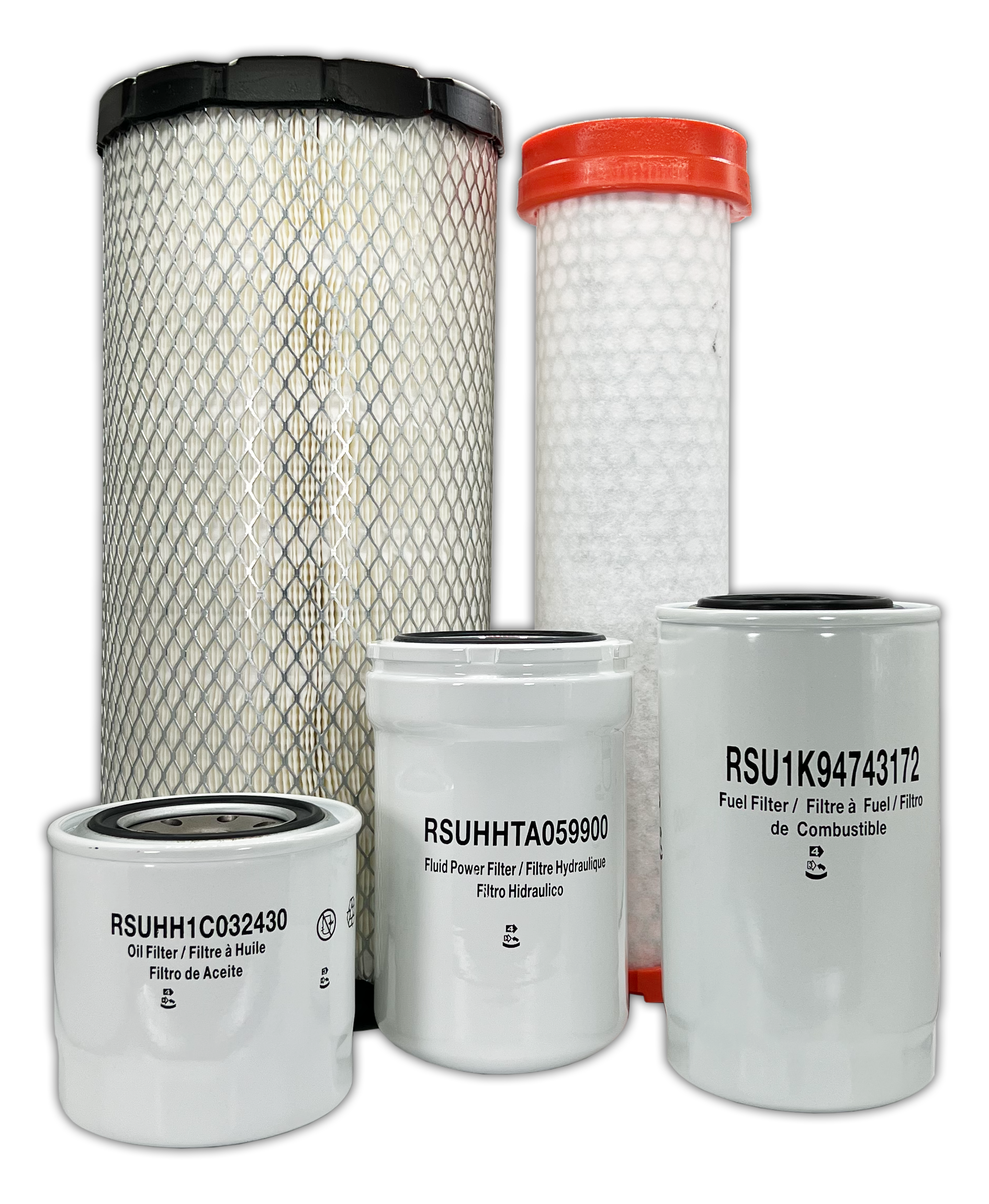 HERO® Maintenance Filter Kit for Kubota RTV900G9 Utility Vehicle - Air Oil Fuel Filters Replacement - Perfect for Off-Road Farm & Construction Equipment Maintenance
