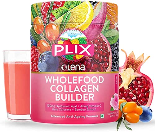 MP Olena Vegan Collagen Supplement for Skin Elasticity & Renewal - 25 Servings, Rose Flavor, 200g Single Pack | Anti-Aging Skincare, Wrinkle Reduction & Hydration Boost | Perfect for Daily Beauty Routine & Post-Workout Recovery