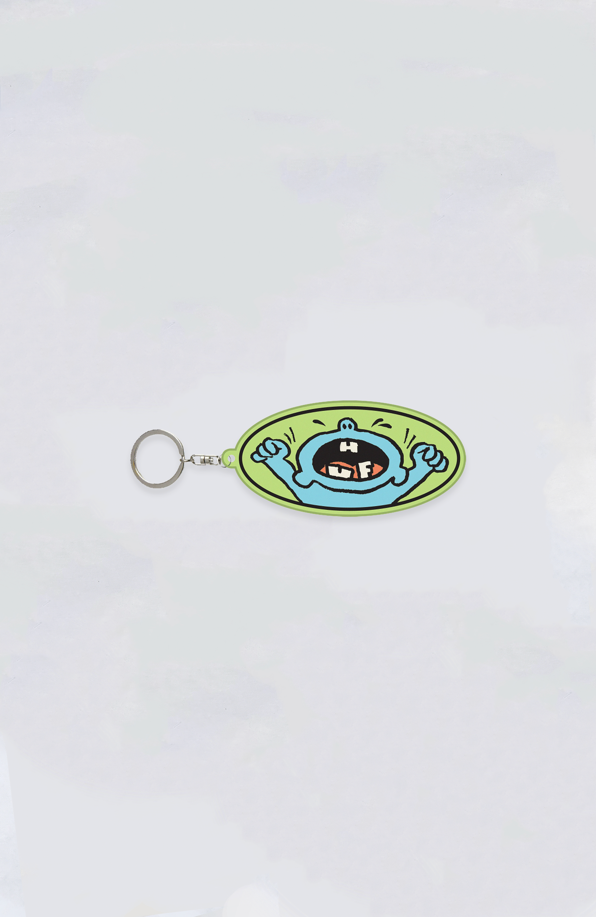 HUF Cry Baby Keychain - Trendy Skateboard Accessory for Backpacks & Keys - Perfect for Skaters & Streetwear Fans