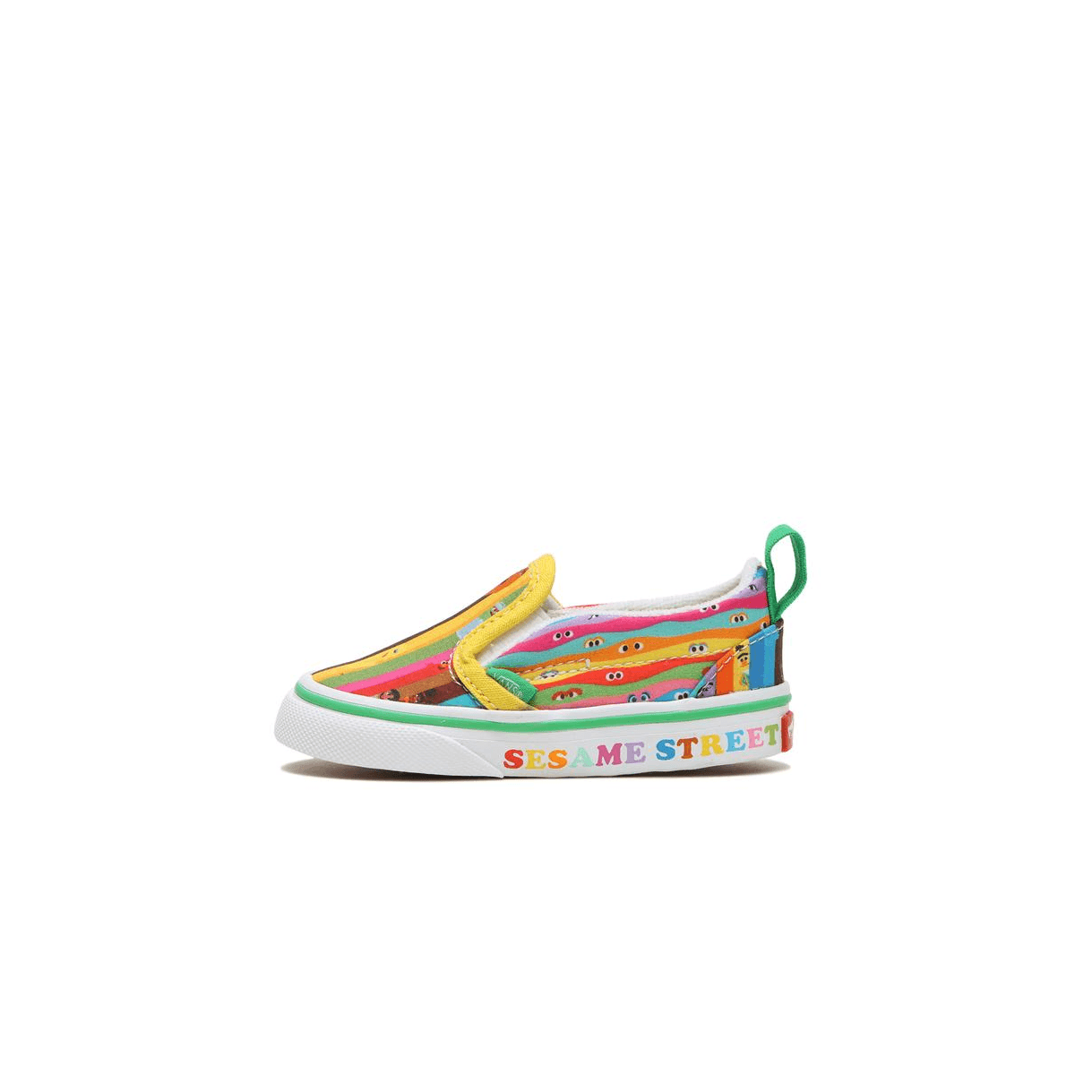 Sesame Street Toddler's Slip-On Sneakers - Multi-Color | Comfortable Kids Shoes for Playtime, School & Everyday Wear