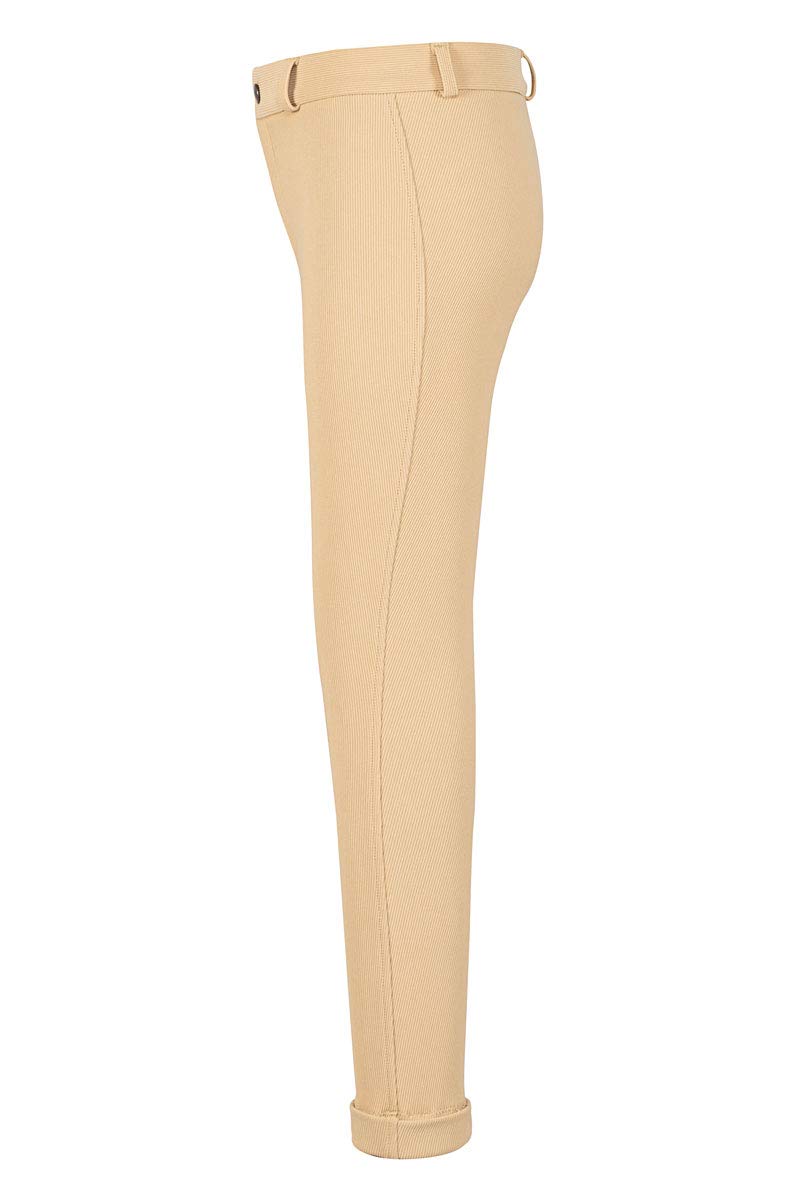 TuffRider Kids' Ribbed Jodhpurs - Light Tan Size 6 | Equestrian Riding Pants for Horseback Lessons & Competitions