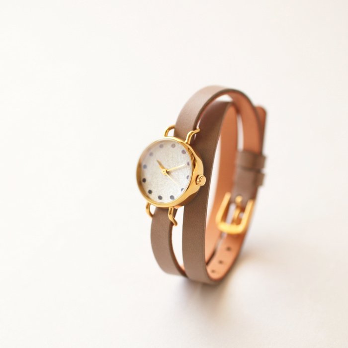 Elegant Japanese Handmade Women's Wristwatch in Wisteria Purple - Perfect for Office, Date Night & Special Occasions