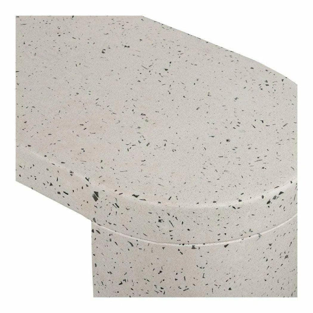 71 Inch Outdoor Bench - Modern Grey Patio Furniture for Garden, Backyard, and Poolside Relaxation