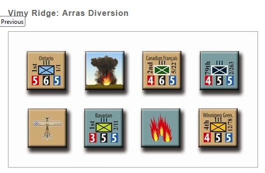 Decision Games Vimy Ridge - Arras Diversion WWI Strategy Board Game | Historical Battle Simulation | Perfect for War Game Enthusiasts & History Buffs