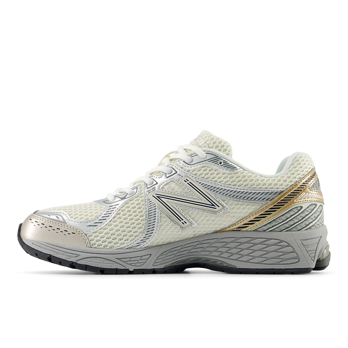 New Balance 860V2 Running Shoes for Men & Women - SEA SALT / GOLD METALLIC | Lightweight Cushioned Sneakers for Jogging, Gym Workouts & Daily Walking