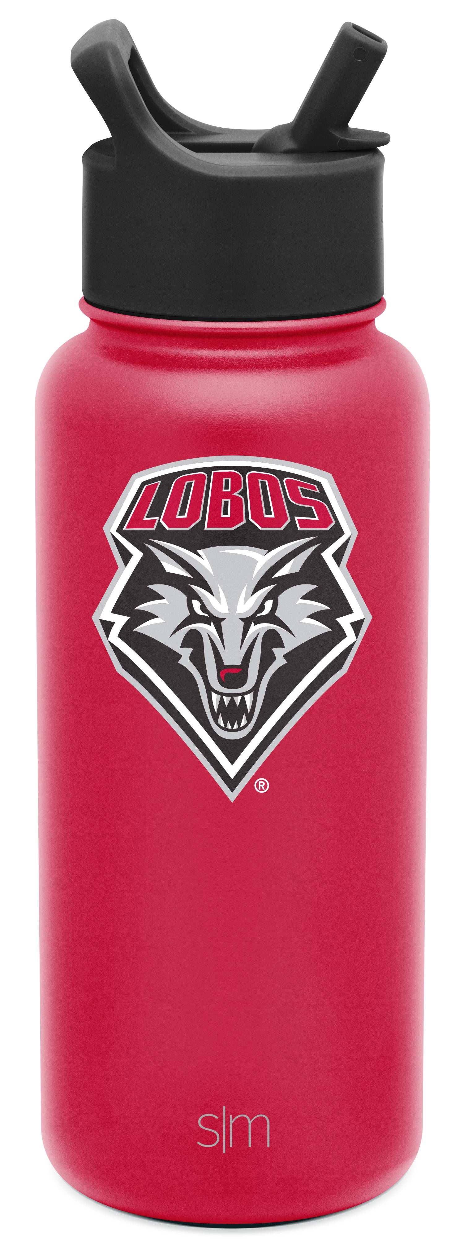 Collegiate Summit Insulated Water Bottle with Straw Lid - Leakproof Stainless Steel Thermos for School, Gym & Outdoor Activities
