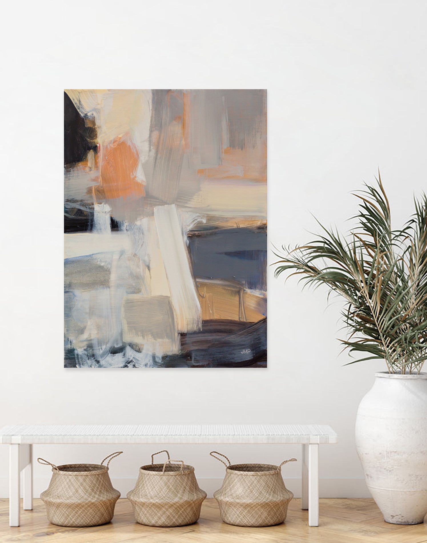 Beale Street Abstract Art Print - Modern Wall Decor for Living Room, Bedroom & Office - Unique Canvas Painting for Home & Office Decor