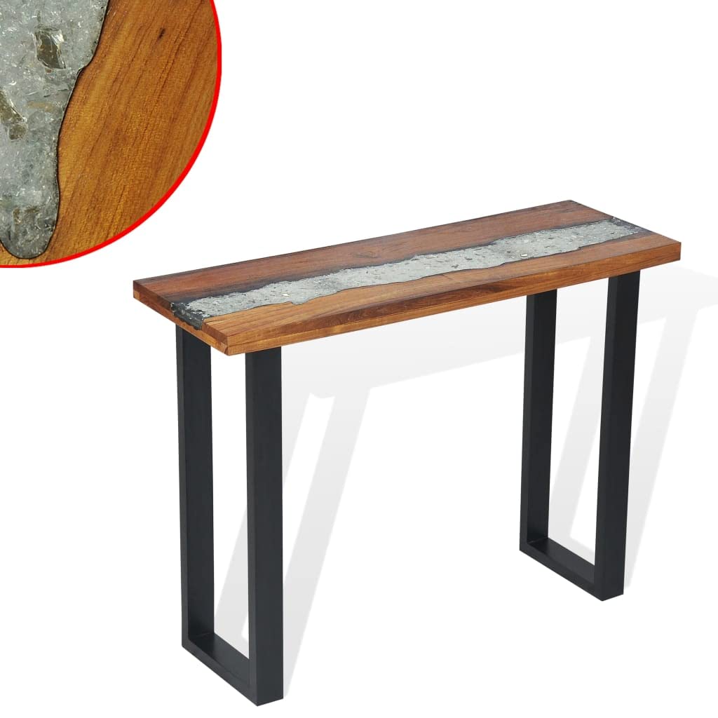 Rustic Teak Console Table 39.4