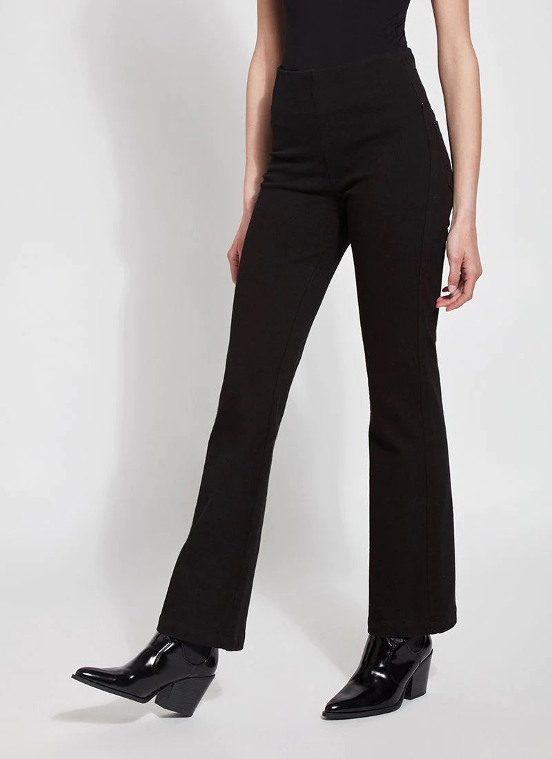 Baby Bootcut Denim Jeans for Girls & Boys - Soft Stretch Black Denim Pants - Perfect for Playdates, School & Family Outings