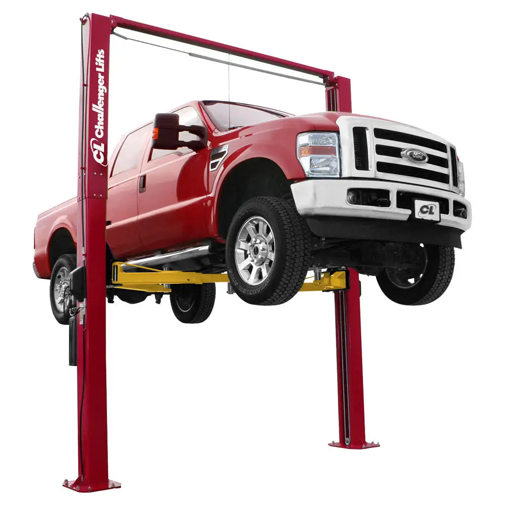 Challenger LE12 HD Symmetric 2 Post Car Lift - 12,000 lbs Capacity for Auto Repair Shops & Garages | Heavy Duty Vehicle Hoist for Trucks, SUVs, and Sedans