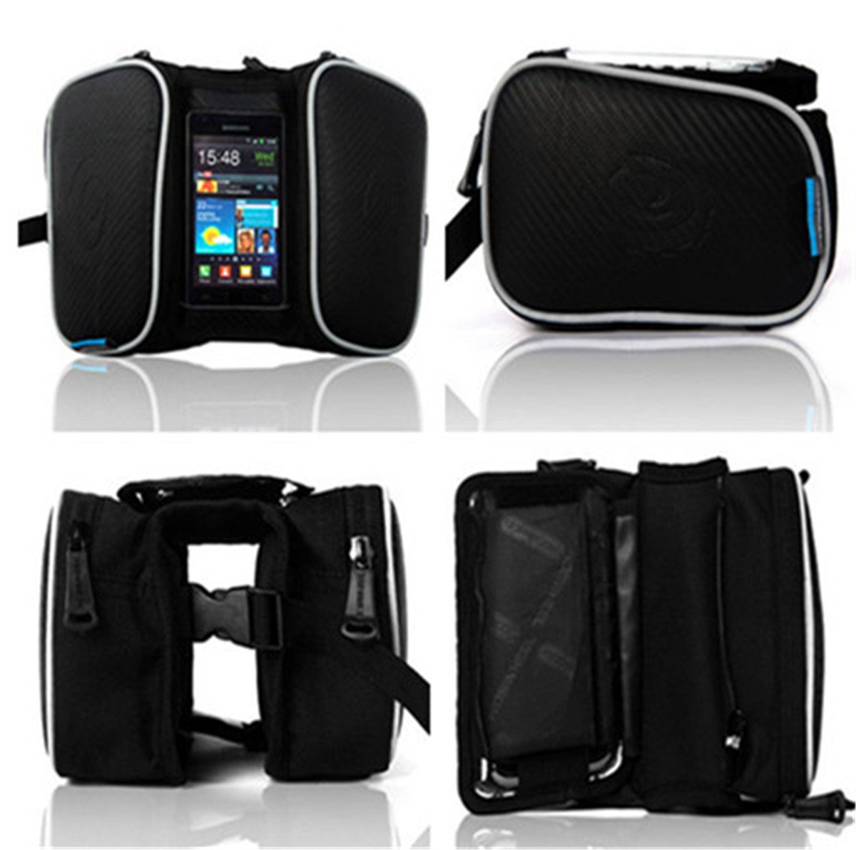 Premium Bike Phone Holder - Waterproof Cycling Phone Pouch with Secure Mount for iPhone & Android - Perfect for Road Bikes, Mountain Biking & Commuting