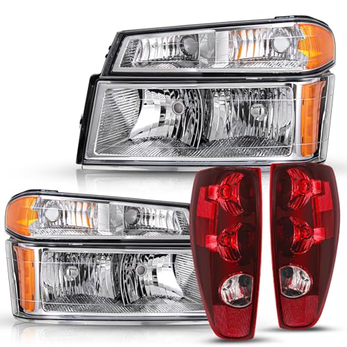 Headlight & Taillight Pair Set - Chrome