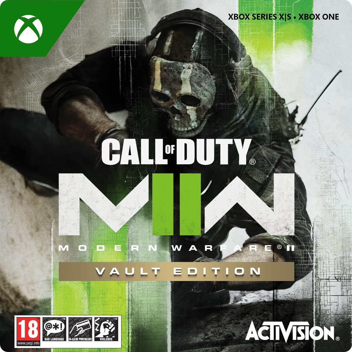 Call of Duty: Modern Warfare II Vault Edition - Xbox One & Series X|S Digital Download Code | Fast-Paced FPS Action for Multiplayer & Campaign Gaming