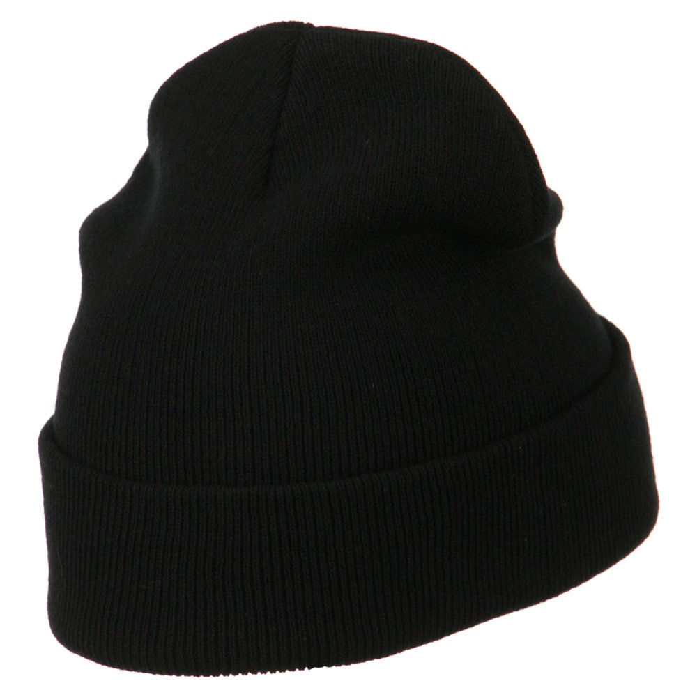 Black Cat Embroidered Long Beanie Hat for Women & Men - Winter Warm Knit Skull Cap with Cute Feline Design - Perfect for Cold Weather, Outdoor Activities, and Fashion Accessories