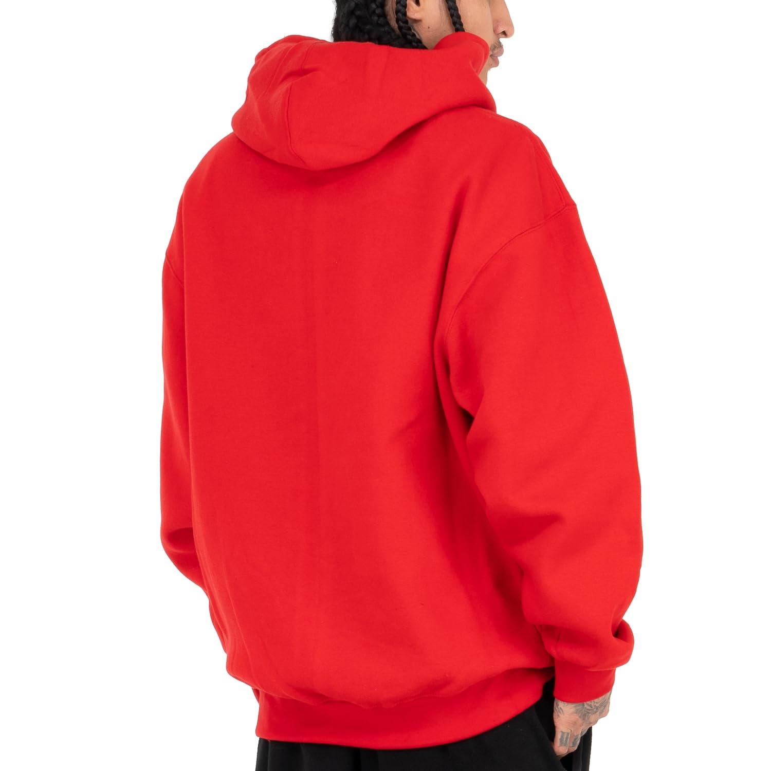 Pro Club Men's Heavyweight Pullover Hoodie - Premium Cotton Fleece Sweatshirt for Gym, Work & Casual Wear | Warm Winter Hooded Sweater for Outdoor Activities