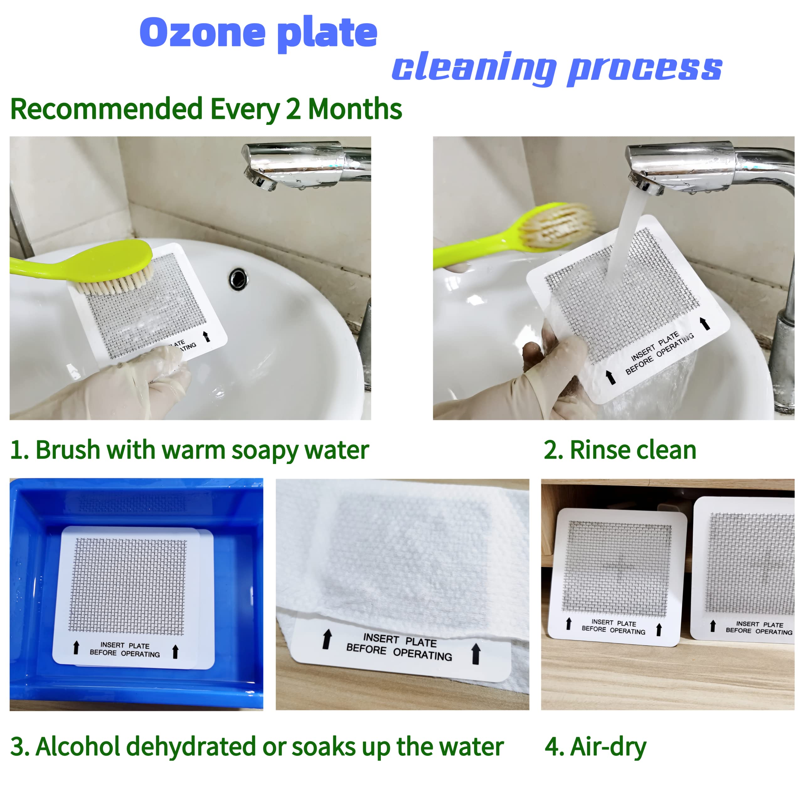 Universal Ceramic Ozone Plates for Mammoth & Generic Ozone Generators - 4.5