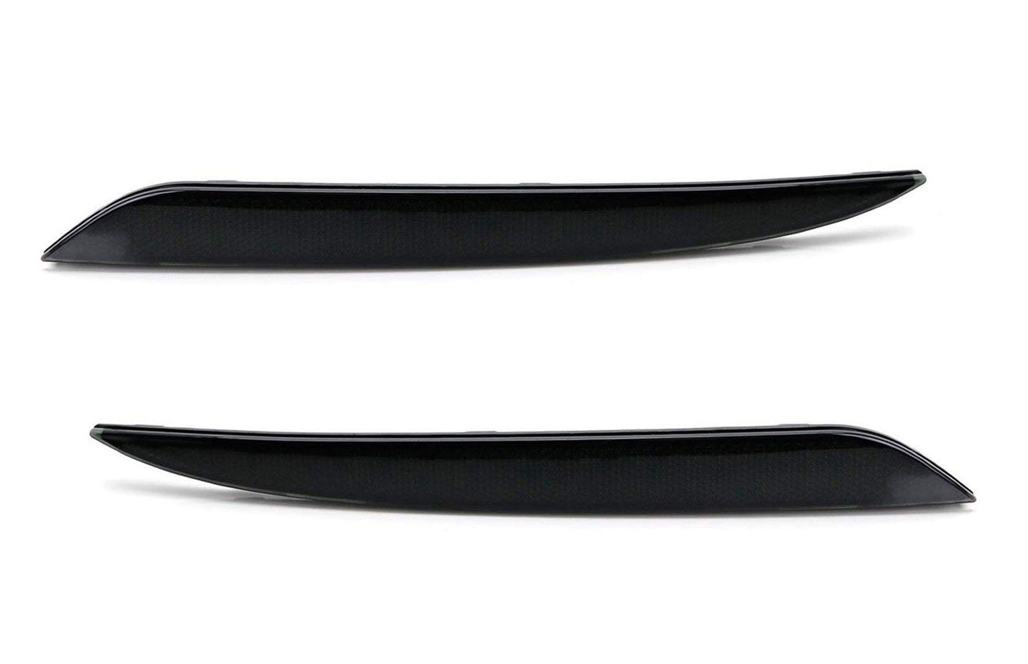 Dark Smoked Rear Bumper Reflector Lens Replacement for Tesla Model 3 2017-2023 - Upgrade Your Car's Style & Safety - Perfect for Night Driving and Custom Modifications