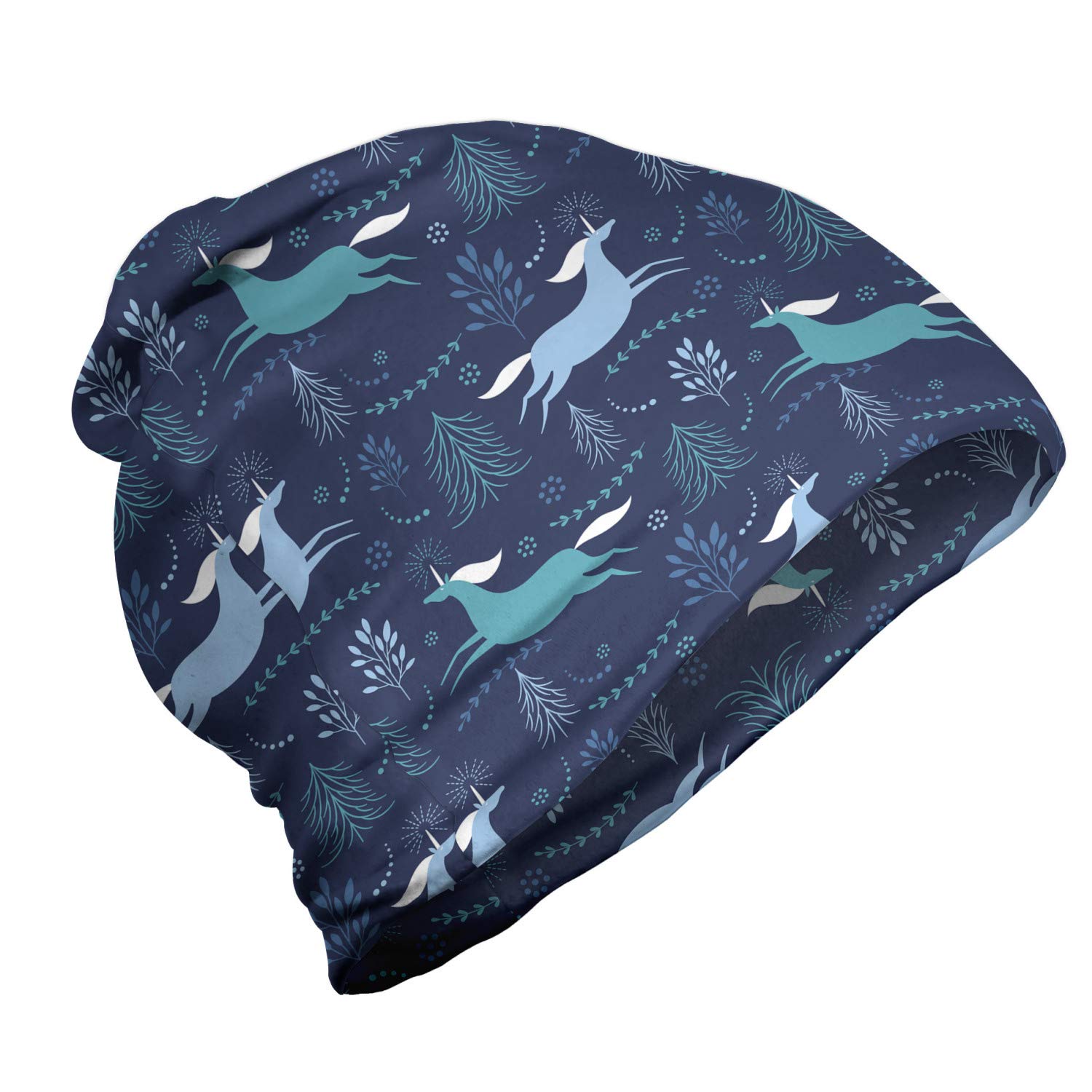 Ambesonne Unisex Beanie - Fantasy World Design for Hiking & Outdoor Activities | Winter Warm Hat for Men & Women