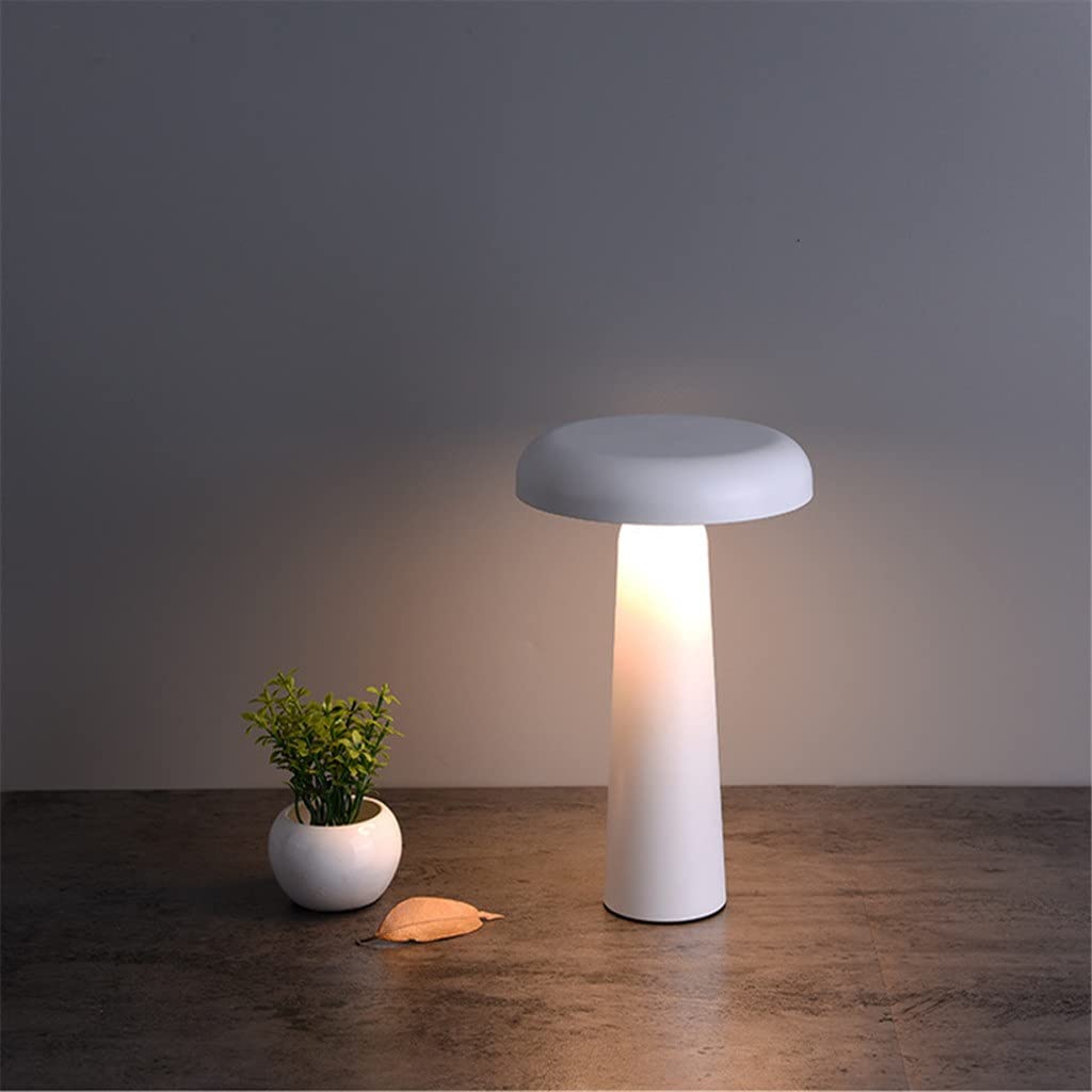 Rechargeable LED Desk Lamp - USB Cordless Bedside Lamp for Home, Office, Hotel & Bar | Adjustable White Light (218mm x 140mm) | Perfect for Reading, Working & Night Light Gift